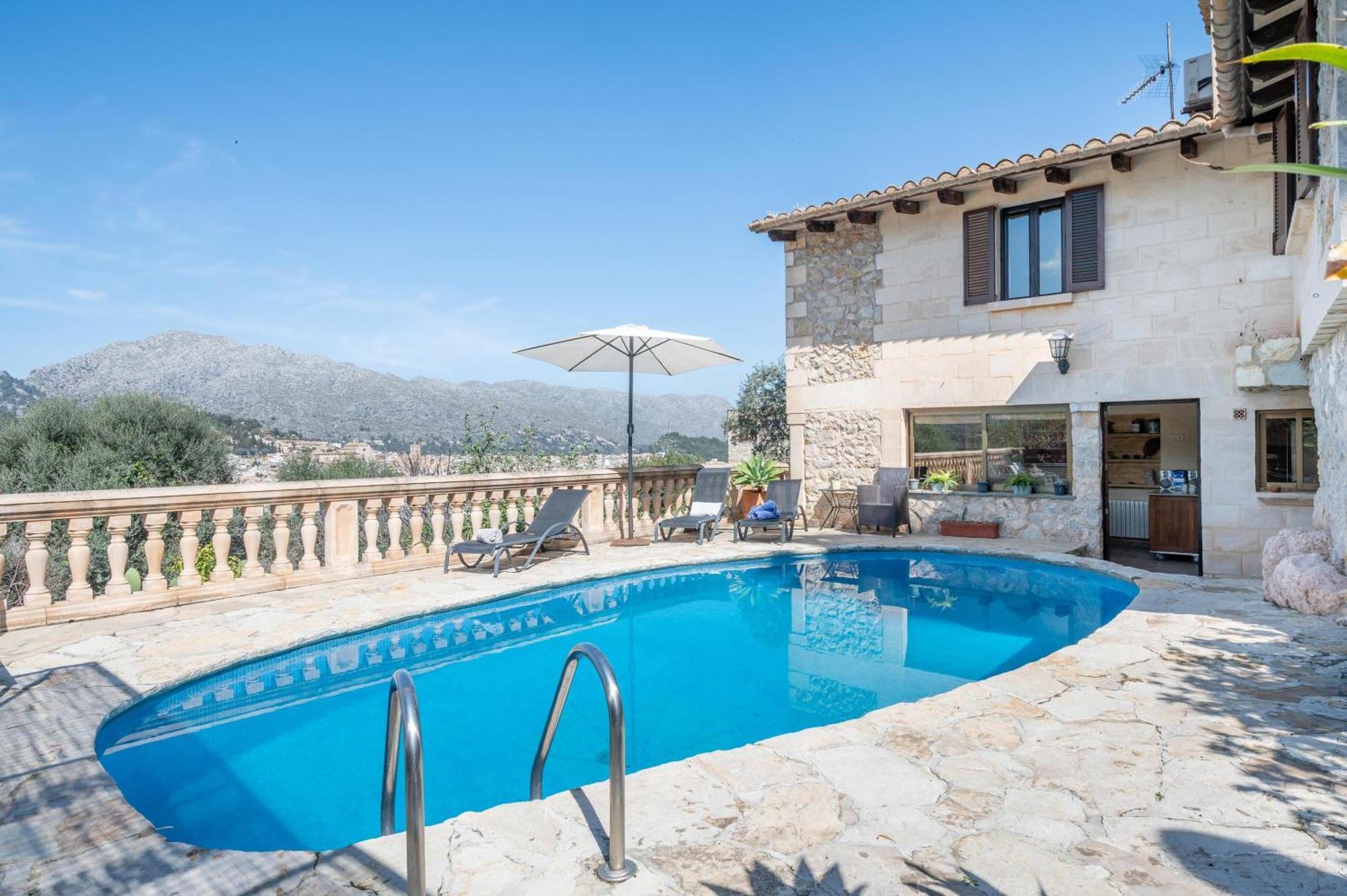Villa Pou Dels Escarabats Pollença Esterno foto