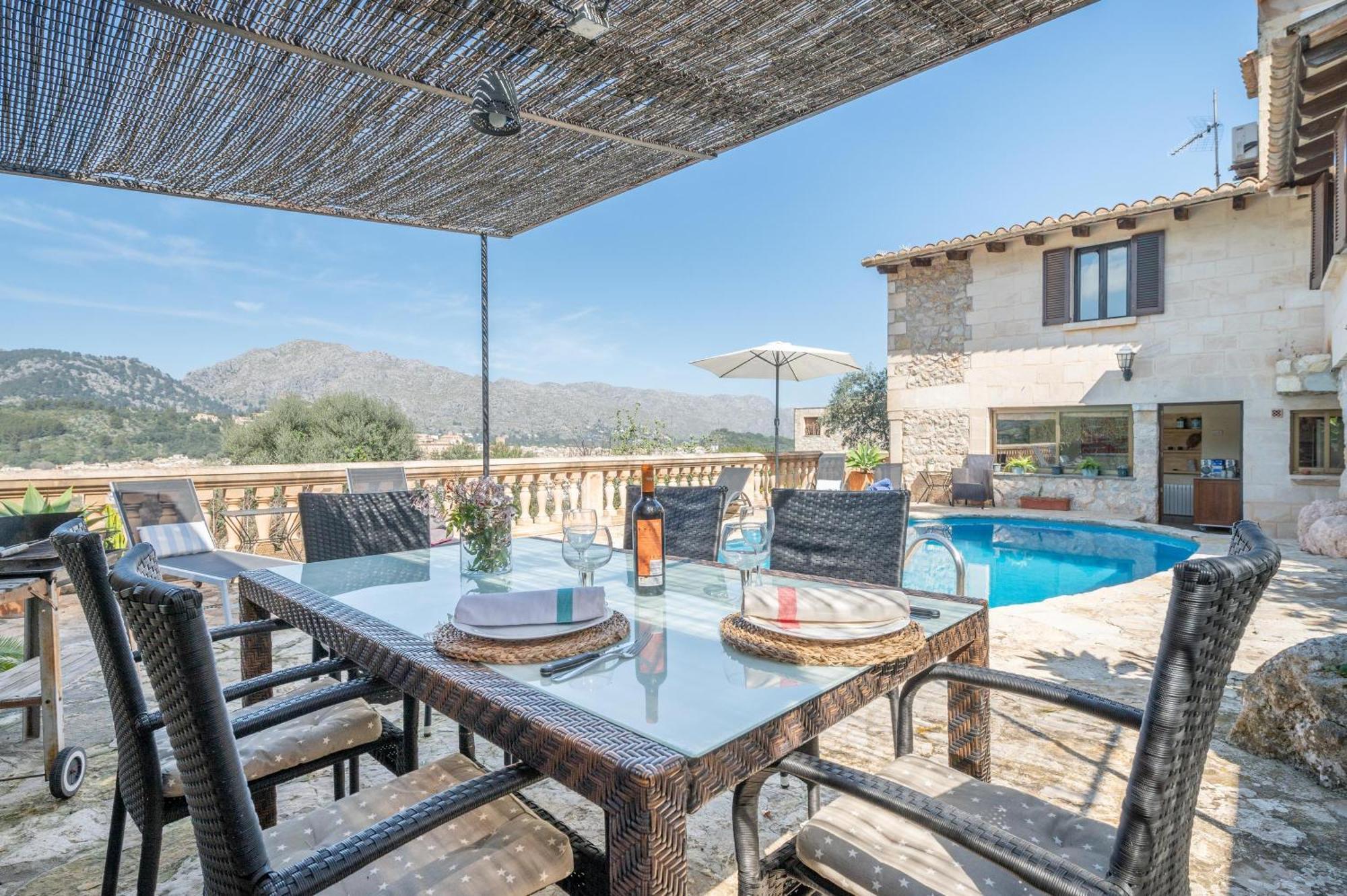 Villa Pou Dels Escarabats Pollença Esterno foto